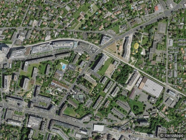 Luftbild Genève