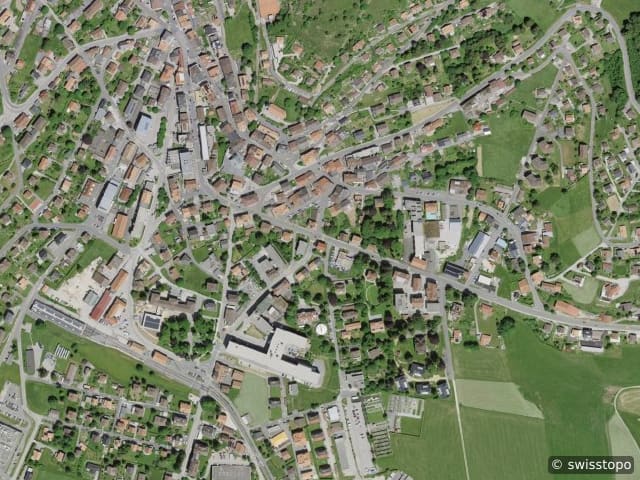 Luftbild Rue des Pâquiers 1, Ste-Croix