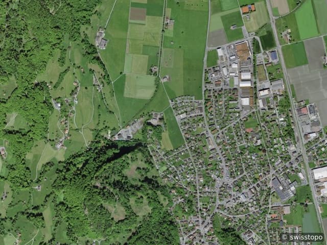 Luftbild Sevelen