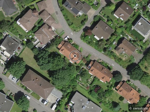 Luftbild Huttenpeterstrasse 10, Oberrohrdorf