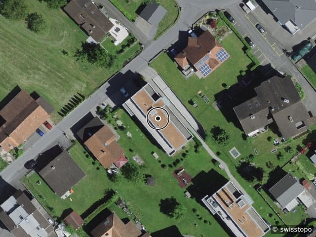 Vista aerea della posizione – Industrieweg 8, 8887 Mels