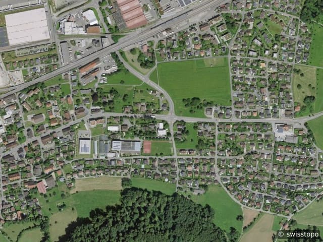 Luftbild Mägenwil