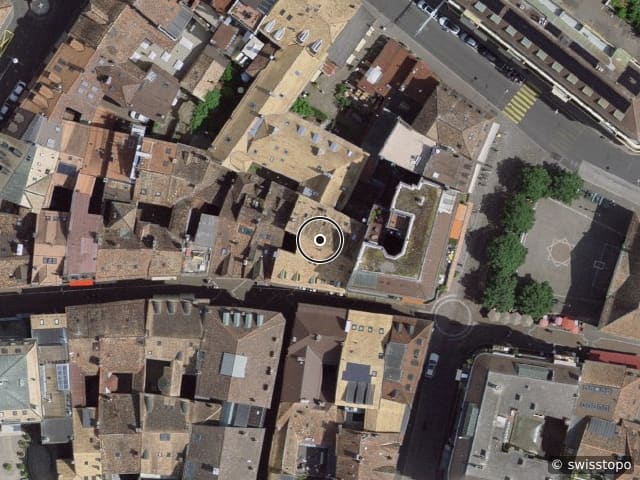 Luftbild der Lage – Rue du Lac 8, 1800 Vevey