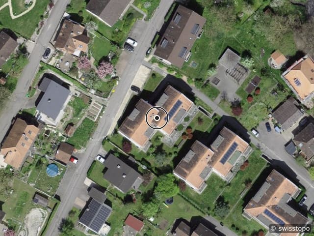 Vue aérienne de l’emplacement – Alpenstrasse 15, 2553 Safnern