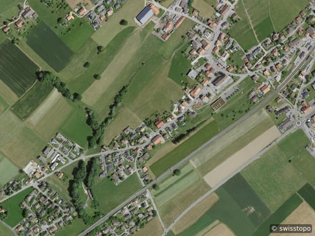 Luftbild Route de Villaz-Saint-Pierre 12, Lussy