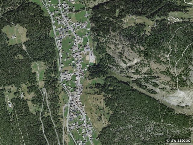 Luftbild Saas-Grund