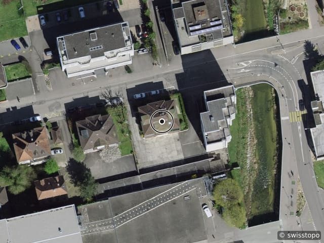 Luftbild Rue de l’Avenir 24, Delémont