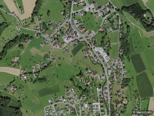 Luftbild: das Gebiet