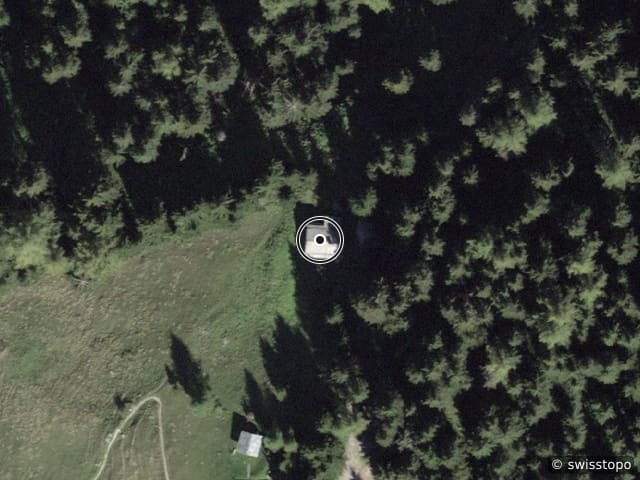 Vista aerea della posizione – Route des Mayens 109, 1948 Fionnay