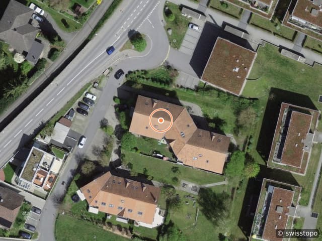 Luftbild Bleikeweg 1a, Laupen
