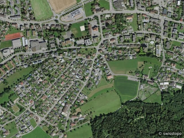 Vue aérienne de l’emplacement – 4852 Rothrist