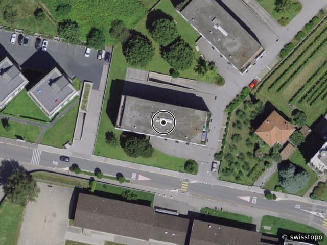 Luftbild Viale Stazione 18, Giubiasco