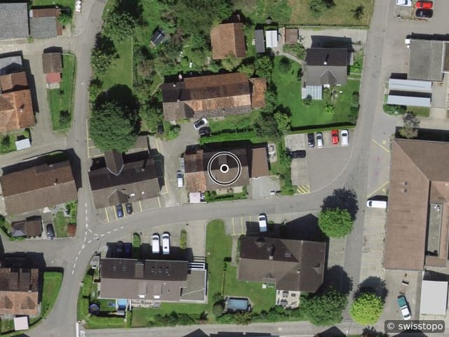 Luftbild der Lage – Unterdorf 7, 8580 Sommeri