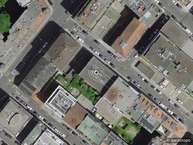 Luftbild der Lage – Rue du Clos 4, 1207 Genève