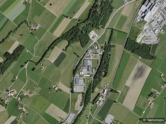 Vista aerea della posizione – Mézières