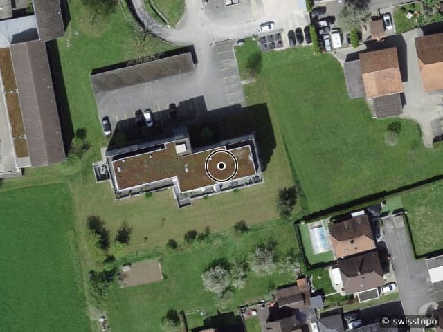 Vista aerea della posizione – Mattenweg 8, 2542 Pieterlen