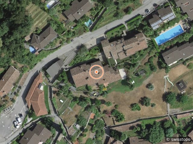 Luftbild Strada Ing. Giovanni Caccia 23, Morcote