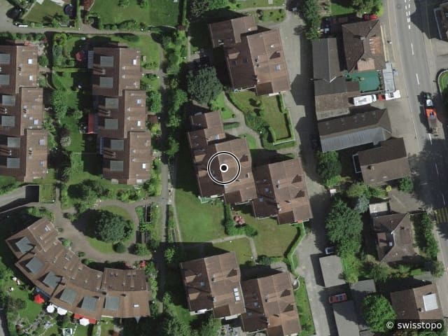 Luftbild der Lage – Lettengrund 4, 5643 Sins