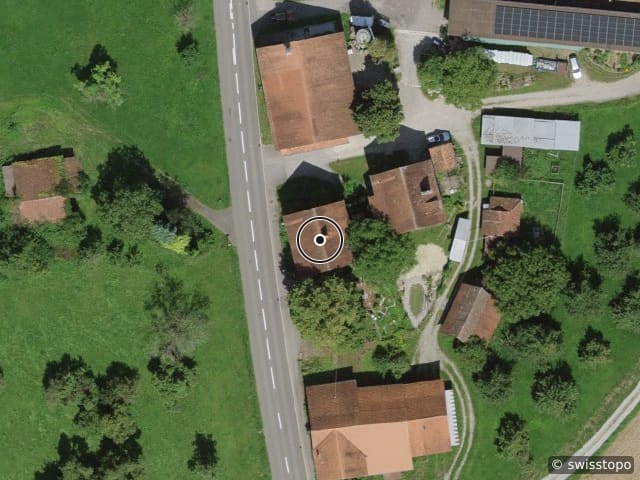 Luftbild Hauptstrasse 3, Häuslenen