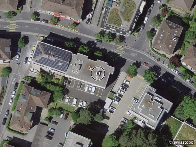 Luftbild Avenue de Cour 63, Lausanne