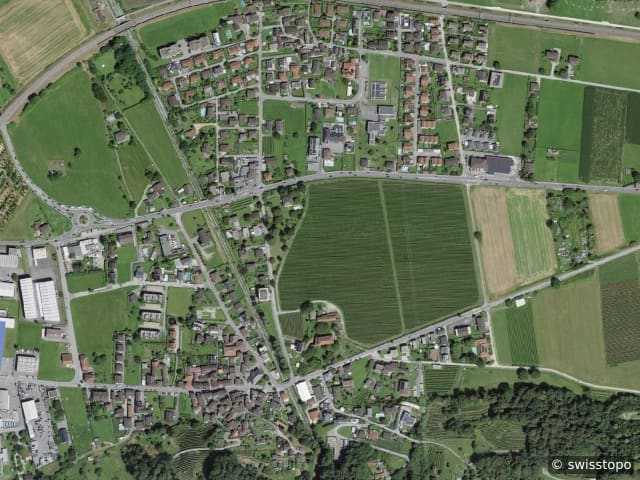 Luftbild Via Luserte 8, Quartino