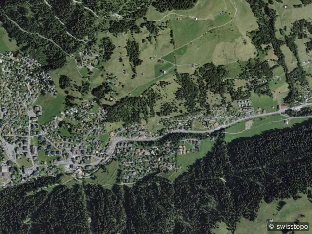 Luftbild Morgins