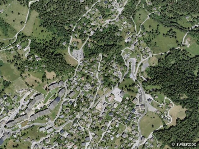 Luftbild Luc (Ayent)