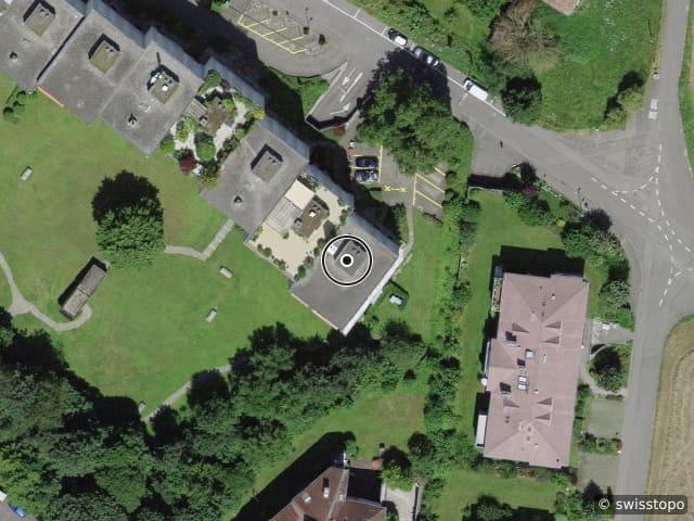 Luftbild der Lage – Salzstrasse 18, 5330 Zurzach