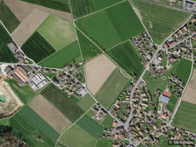 Vista aerea della posizione – 3054 Schüpfen