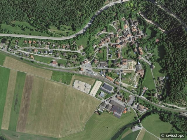 Luftbild: das Gebiet
