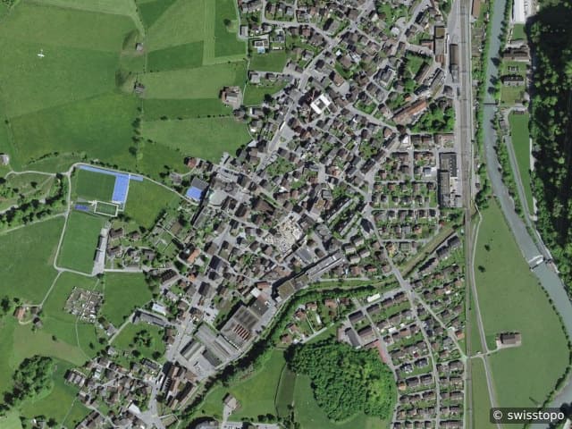 Luftbild Glarus