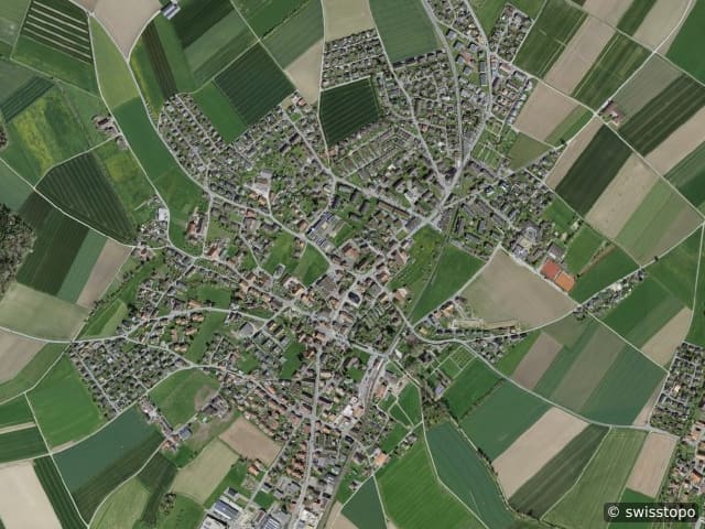 Luftbild: das Gebiet