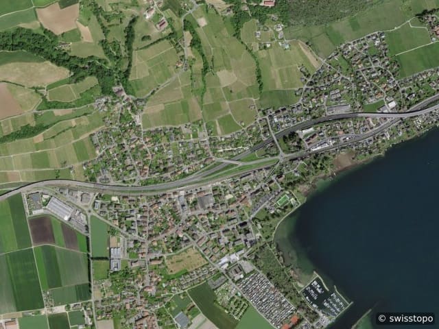 Luftbild Le Landeron