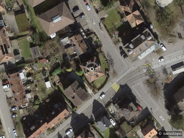 Luftbild Langgasse 23, Winterthur