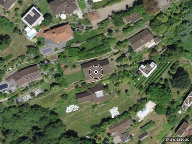 Vista aerea della posizione – Sentiero di Bardone 11, 6614 Brissago