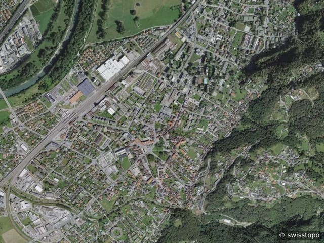 Luftbild Giubiasco