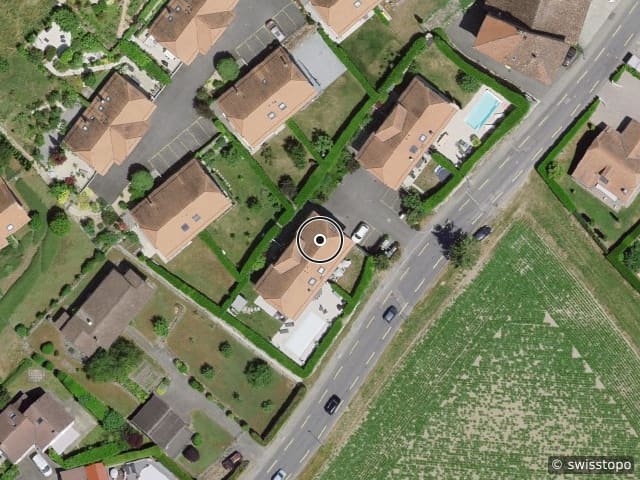 Luftbild Route de la Brinaz 18, Grandson