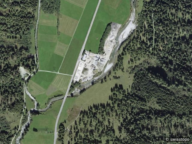 Luftbild: das Gebiet