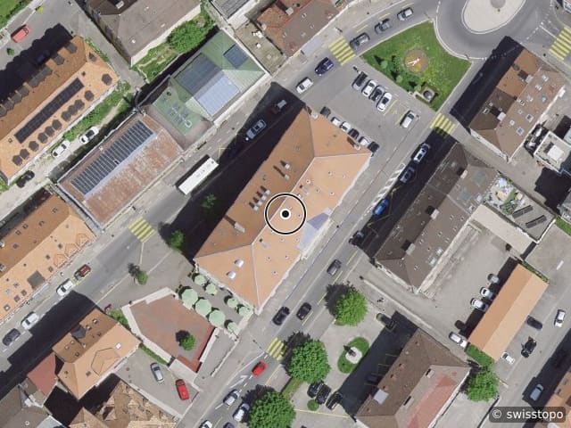 Luftbild Rue Marie-Anne-Calame 5, Le Locle