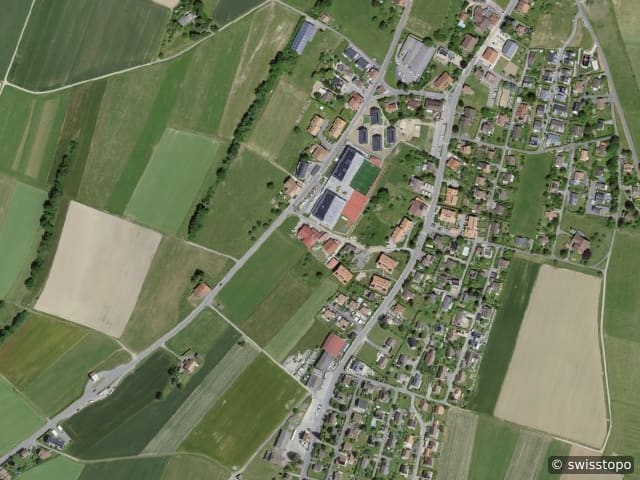 Luftbild Carrouge