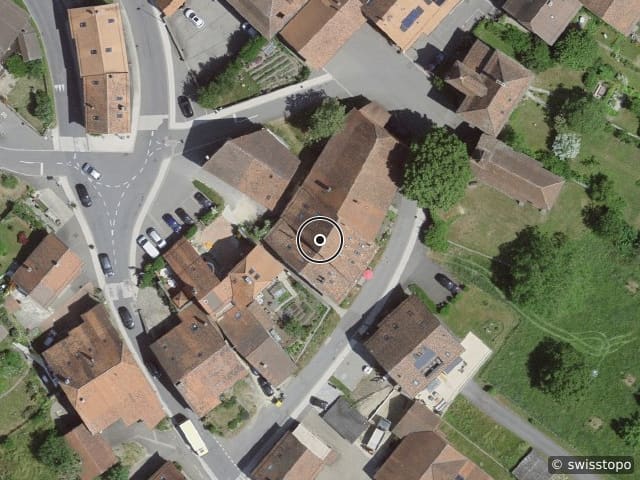 Luftbild Place du Village 5, Morrens