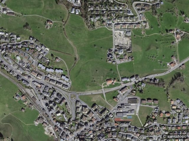 Luftbild: das Gebiet