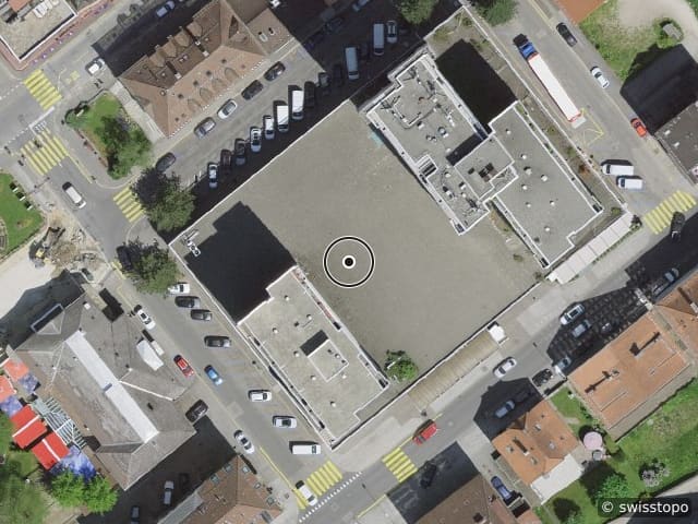 Vista aerea della posizione – Rue Bournot 35, 2400 Le Locle