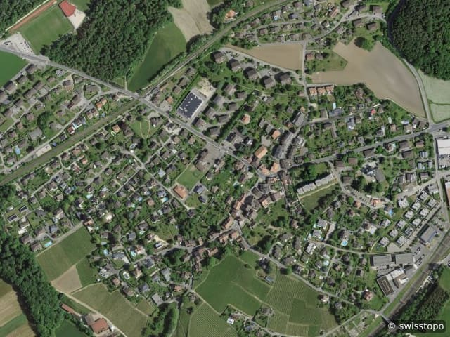 Luftbild Einfa­mi­li­en­haus