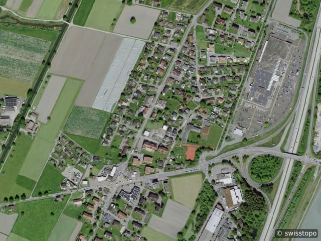 Luftbild Haag