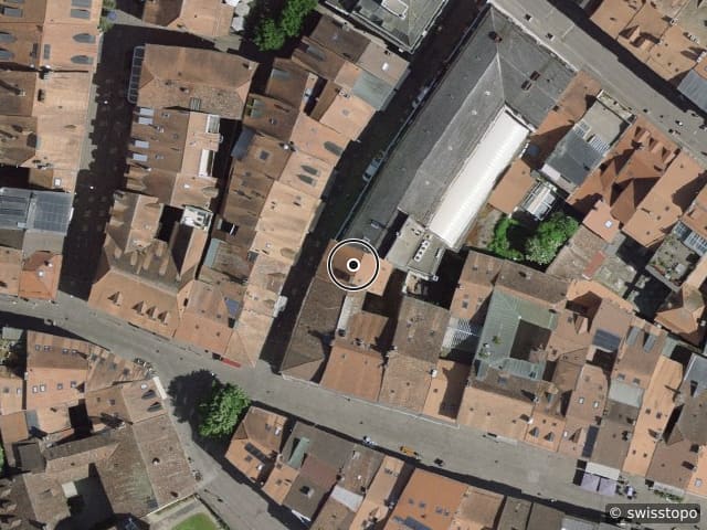 Luftbild Rue du Pré 11, Yverdon-les-Bains