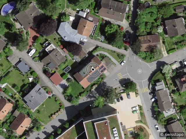 Luftbild Rue de l'Hôpital 30, Meyriez