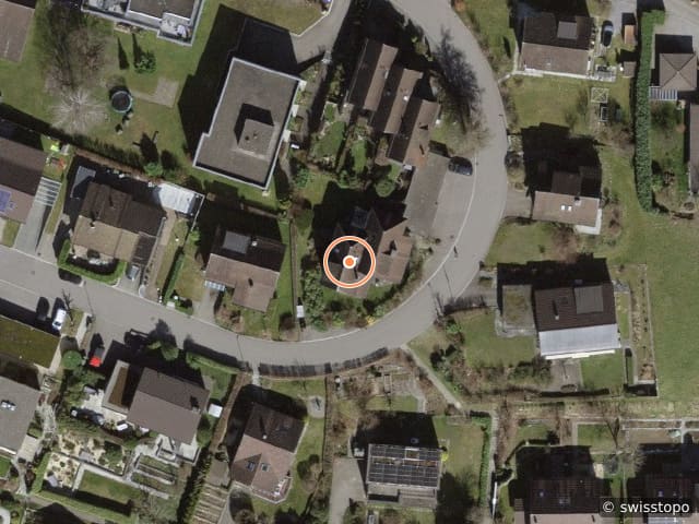 Luftbild Lindenbergstrasse 15, Rüti
