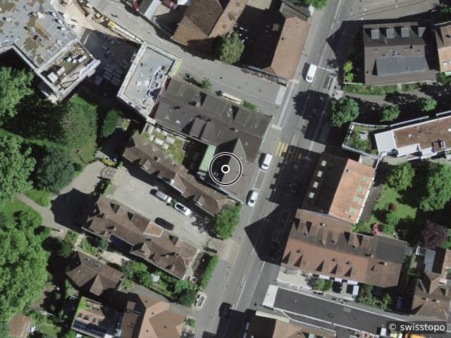 Luftbild Baselstrasse 67, Riehen