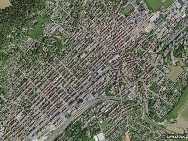 Vista aerea: la zona